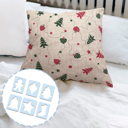 Skorter | Christmas Motif Quilting Template Set (6 PCS)  - With Instructions