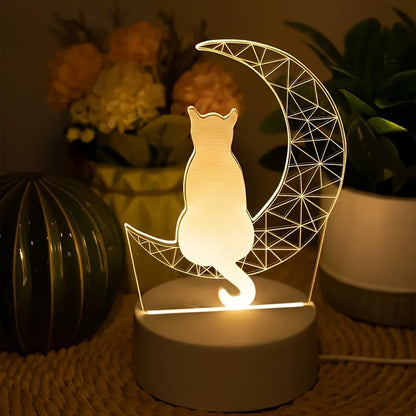 Skorter | MoonLamp - 3D Cat USB Table Lamp