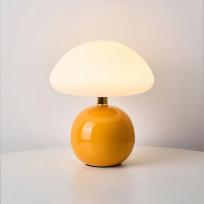 Skorter | Shaped Table Lamp – Elegant French Cream Lamp for a Cozy Bedroom