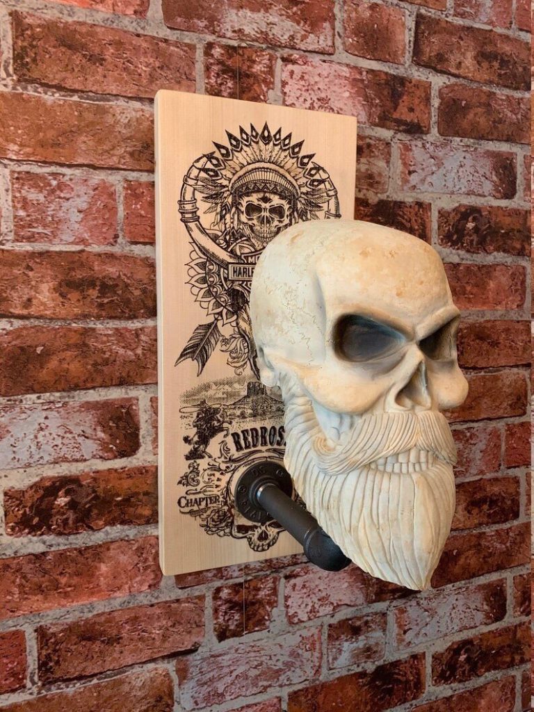 Skorter | Bearded Skull – Eagle Skull & Cross