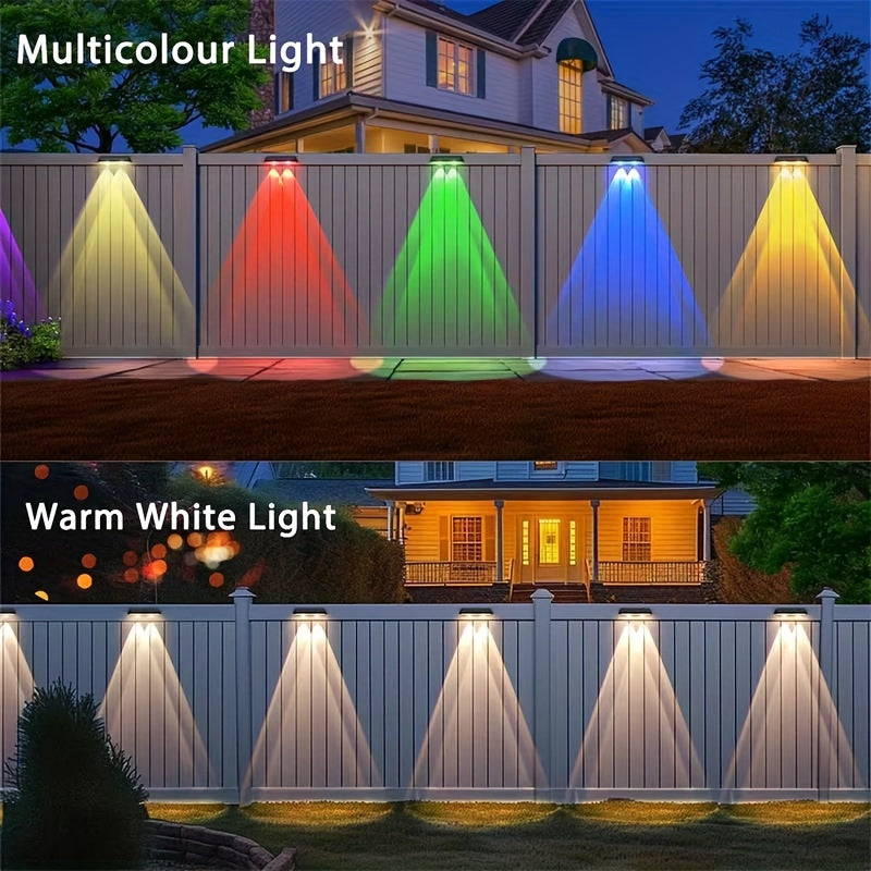 Skorter | SolarShine - 2 Piece Solar Wall Lamps with Color Change and Warm Light