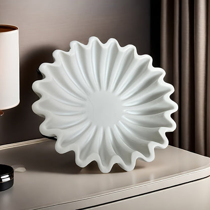Skorter | EleganceBowl - Harp Comes with Ridges & Wavy Edges for Living Room Decor