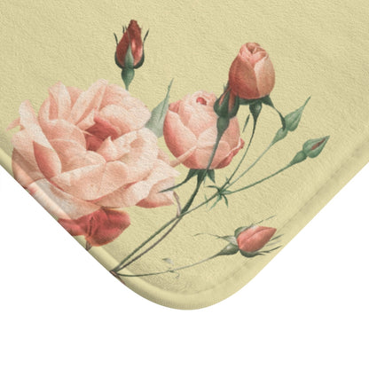Skorter | Floral Print Bath Mat Home Accents