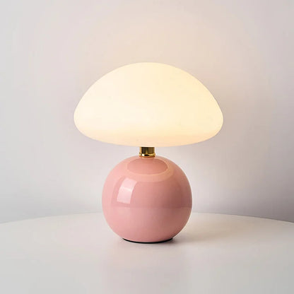 Skorter | Shaped Table Lamp – Elegant French Cream Lamp for a Cozy Bedroom