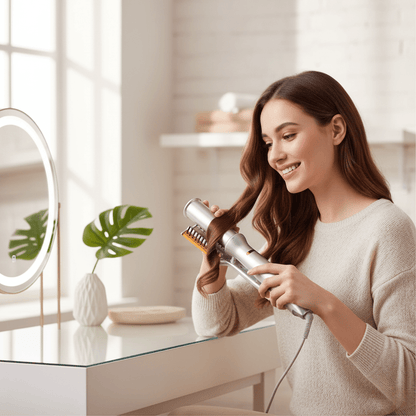 Skorter | 2-in-1 Rotating Hair Brush for Styling and Smoothing