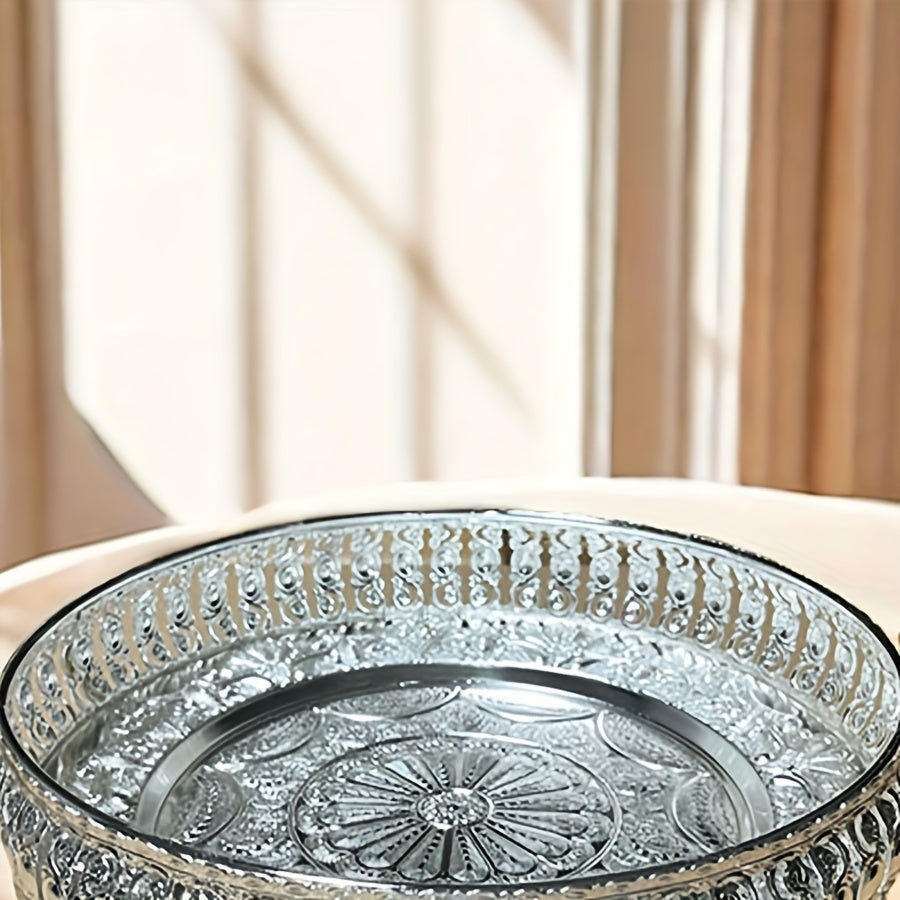 Skorter | EuroServe-Fruit Bowl - Stainless Steel Snack Bowl for Living Room & Kitchen Decor