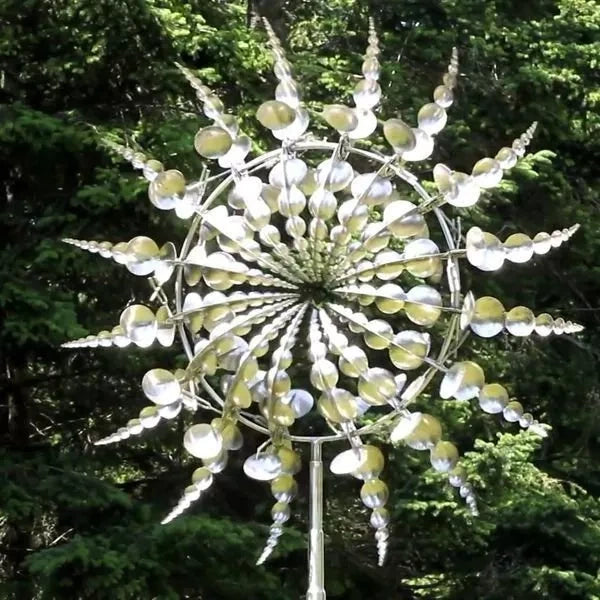 Skorter | a unique kinetic wind turbine made of metal