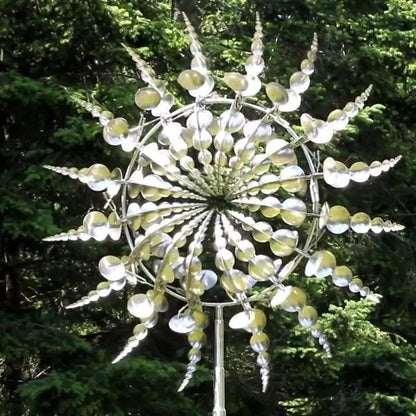 Skorter | a unique kinetic wind turbine made of metal