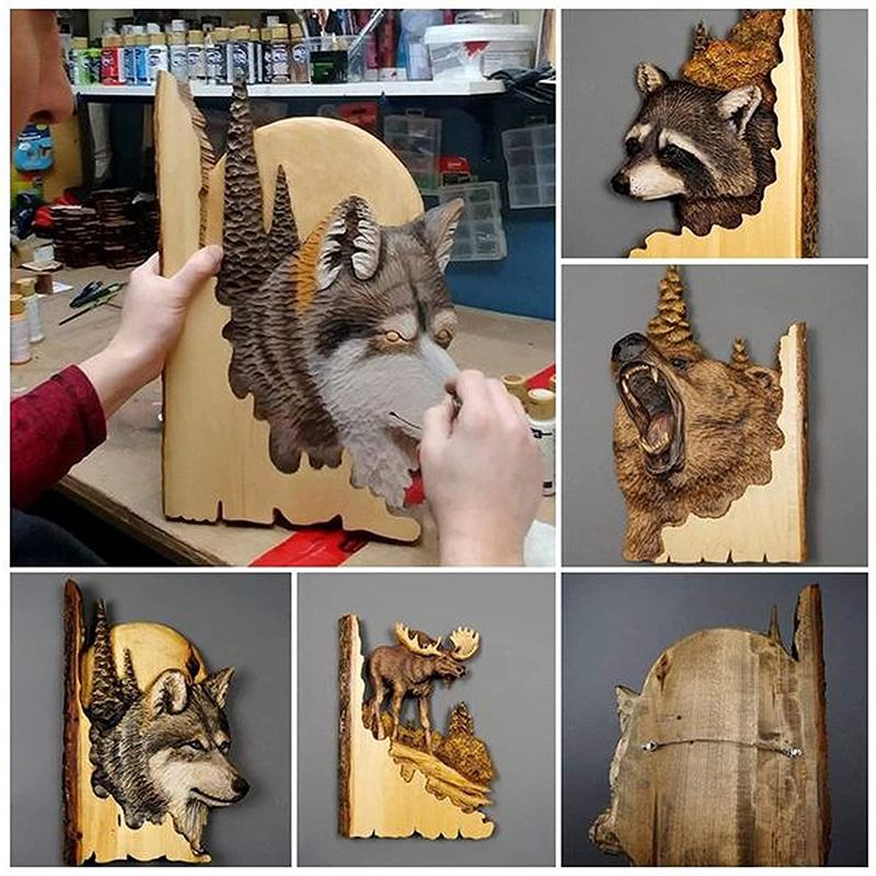Skorter | Animal Carving Handcraft Wall Decoration