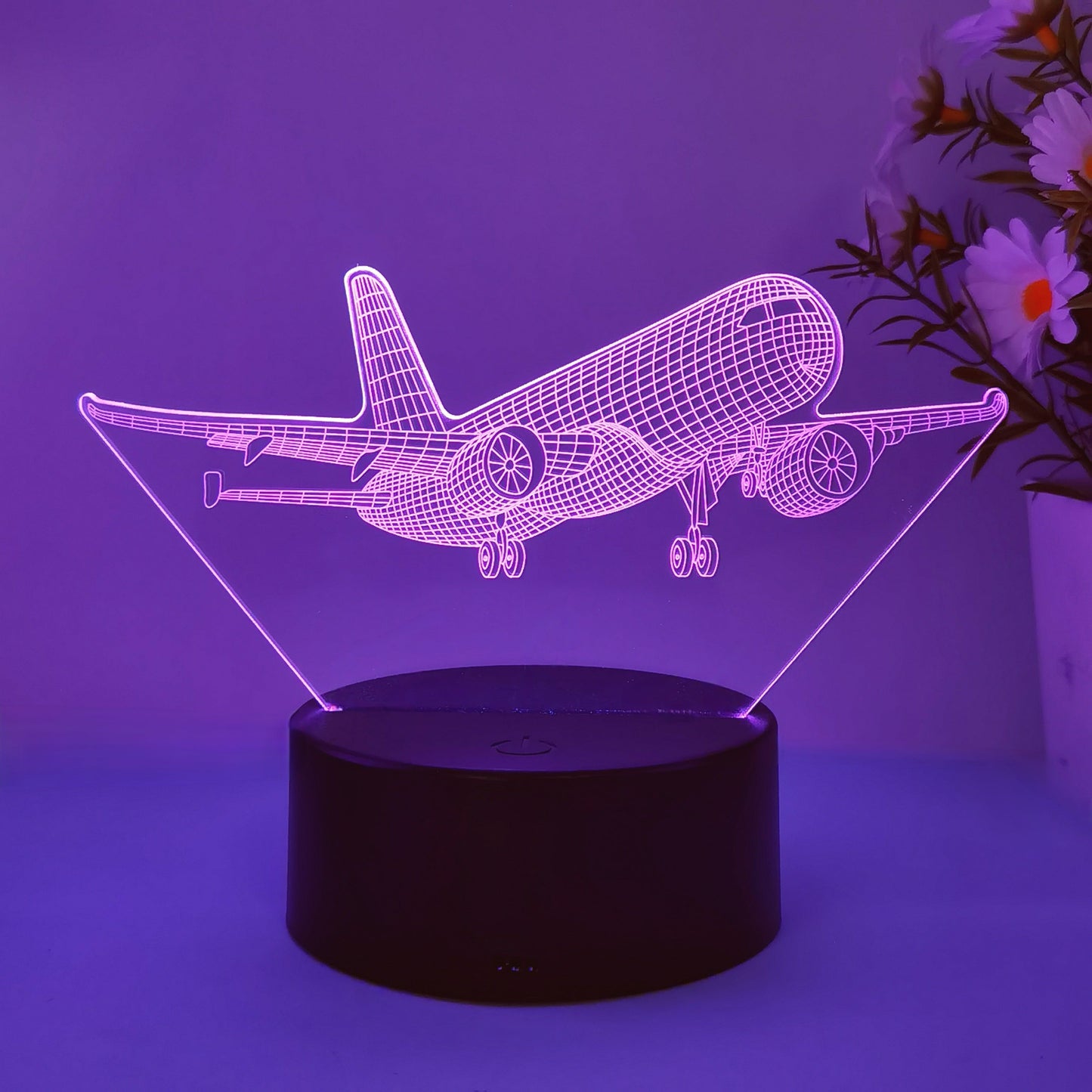 Skorter | SkyGlow - 3D Fly Acrylic Night Light with USB, LED Table Lamp