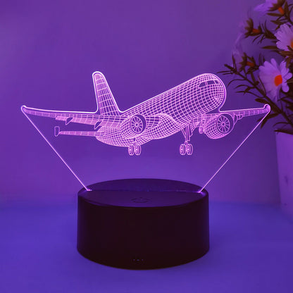 Skorter | SkyGlow - 3D Fly Acrylic Night Light with USB, LED Table Lamp