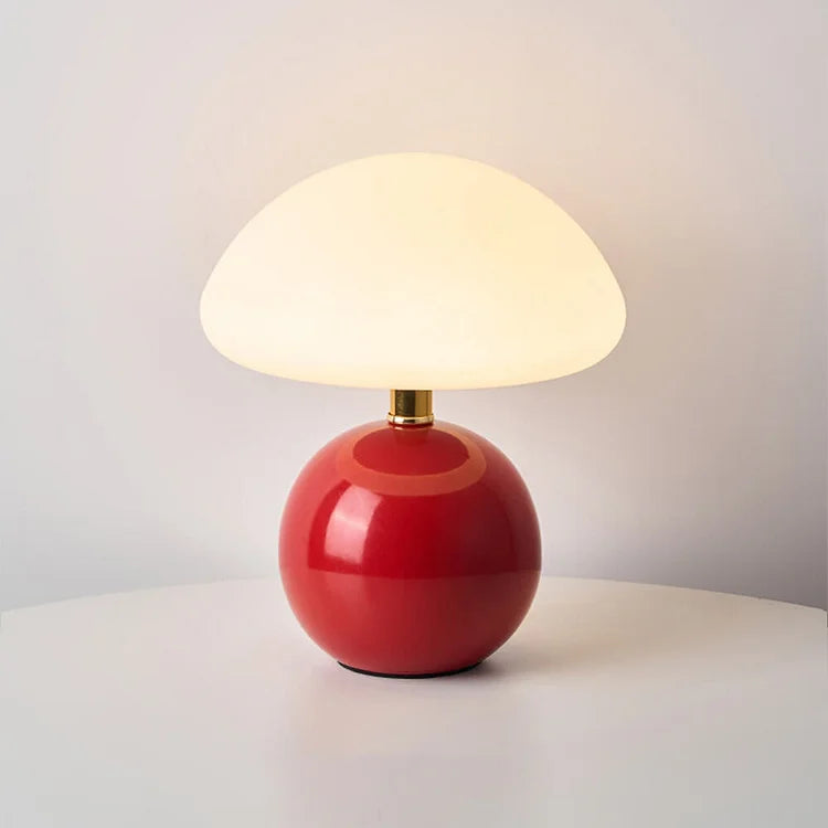 Skorter | Shaped Table Lamp – Elegant French Cream Lamp for a Cozy Bedroom