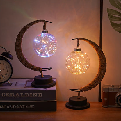 Skorter | MaanLys - Smedjern LED Table Lamp With Decorative Desk Lamp Design