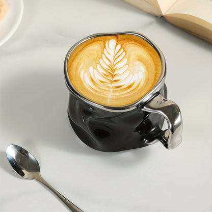 Skorter | CreArt Mug – Handmade Ceramic Coffee Mug with Unique Crinkled Design