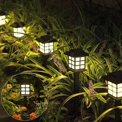 Skorter | Solar Garden Lights in Lantern Style – Waterproof LED Path Lighting for Outdoor Areas