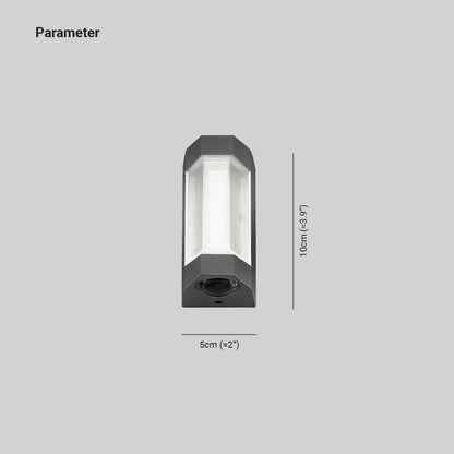 Skorter | Outdoor Wall Lamp – Mains Powered LED Lighting for Garden & Garage