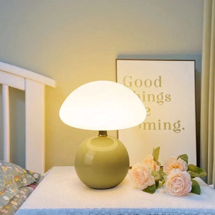 Skorter | Shaped Table Lamp – Elegant French Cream Lamp for a Cozy Bedroom