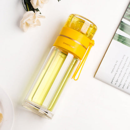 Skorter tea infuser in crystal clear glass