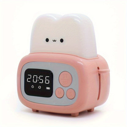 Skorter | GlowBake - Sweet LED Alarm Clock with USB Rechargeable Battery