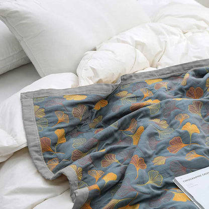 Skorter | LeafNest - Soft Cotton Bed Linen with Leaf Motif
