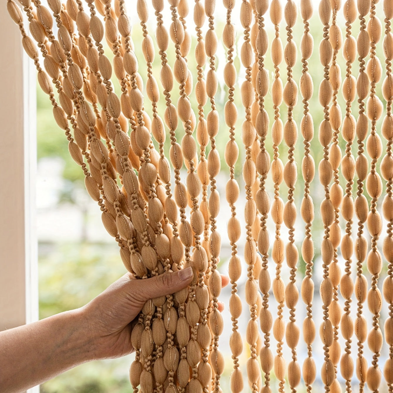 Skorter | BohoDream Bed Canopy with Beads for Bedroom or Play Corner
