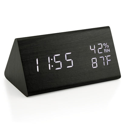 Skorter | NatureClock - Wooden clock with temperature and humidity display