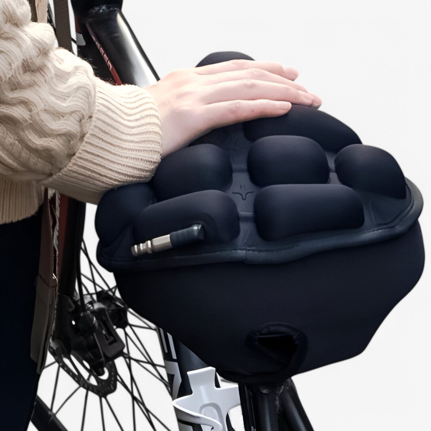 Skorter | AirSeat | Shock-Absorbing, Sweat-Free & Ultra-Comfortable Bike Seat Cushion