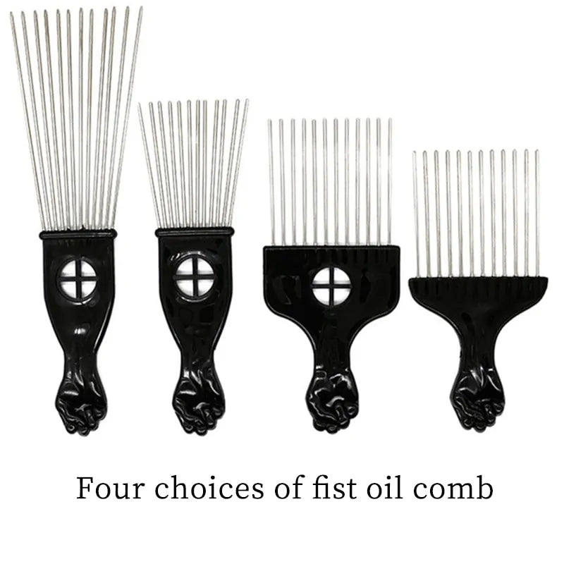 Skorter | Anti-Static Metal Afro Comb