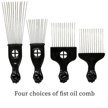 Skorter | Anti-Static Metal Afro Comb