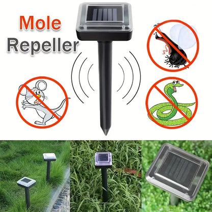 Skorter | Solar-powered snake and pest deterrent – Ultrasonic device for the garden