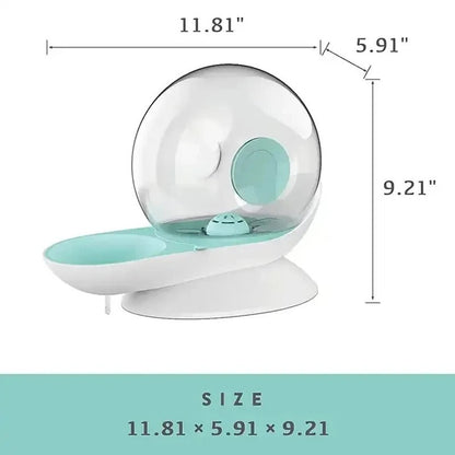 Skorter | AquaPoes Fountain – Automatic Drinking Fountain for Cats and Dogs with Stainless Steel Reservoir