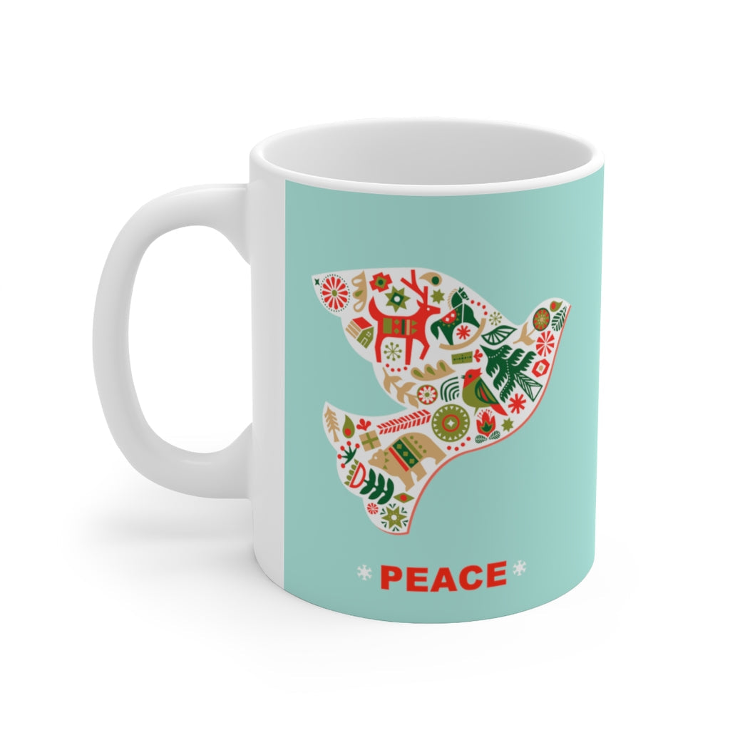 Skorter | Dove with Peace Keramisk Mugg 340 ml 