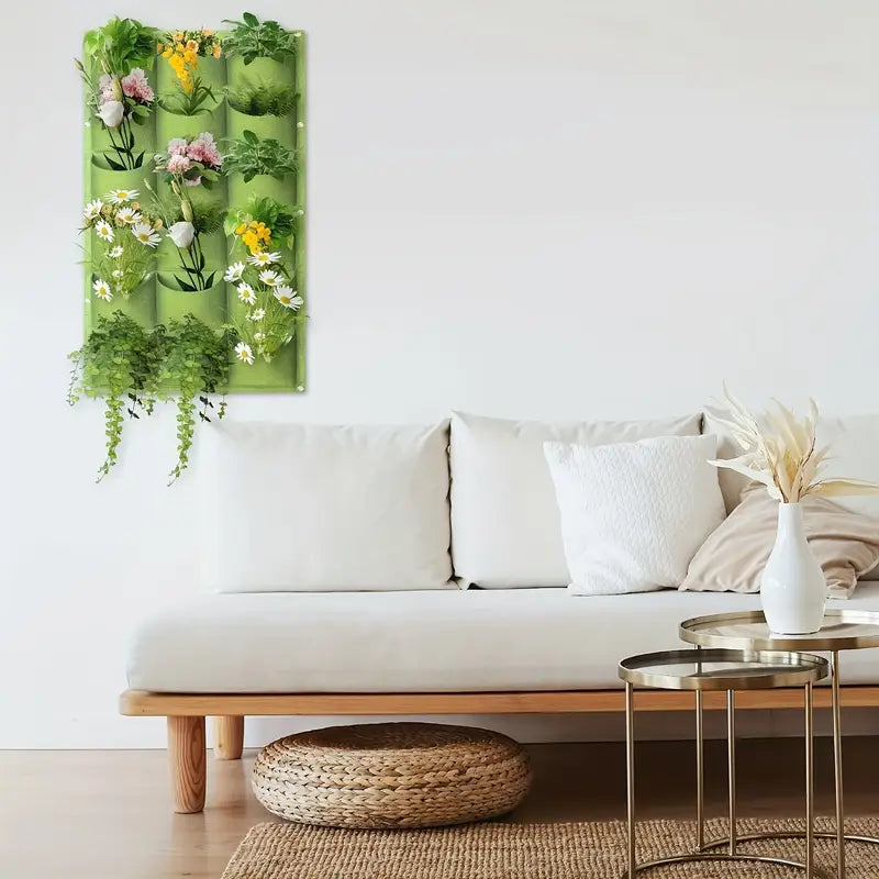 Skorter | Felt Plant Bag for Vertical Wall Mounting – Three-dimensional, Non-woven Plant Bag