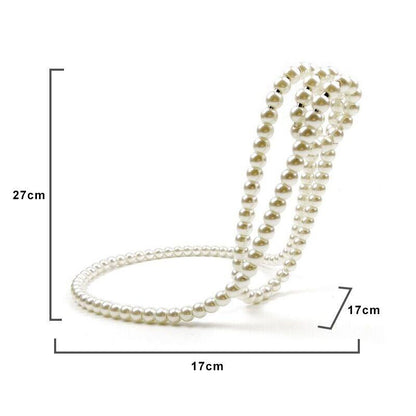 Skorter | Elegant Pearl Bottle Holder - Hanging Wine Bottle Holder Rack