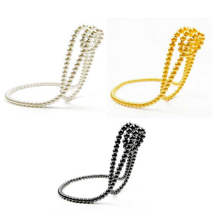 Skorter | Elegant Pearl Bottle Holder - Hanging Wine Bottle Holder Rack