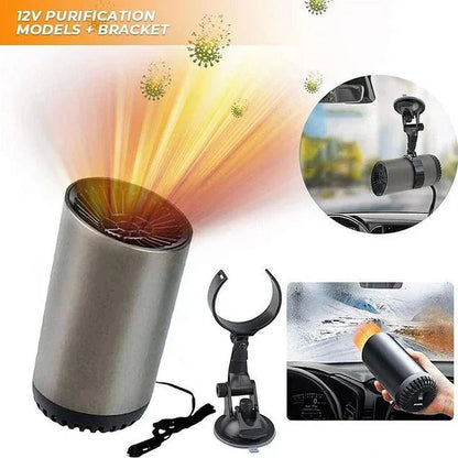 Skorter | CupHeat 12V Car Heater & Defroster – Compact 360° Hot Air Fan