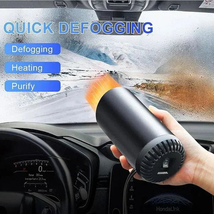 Skorter | CupHeat 12V Car Heater & Defroster – Compact 360° Hot Air Fan