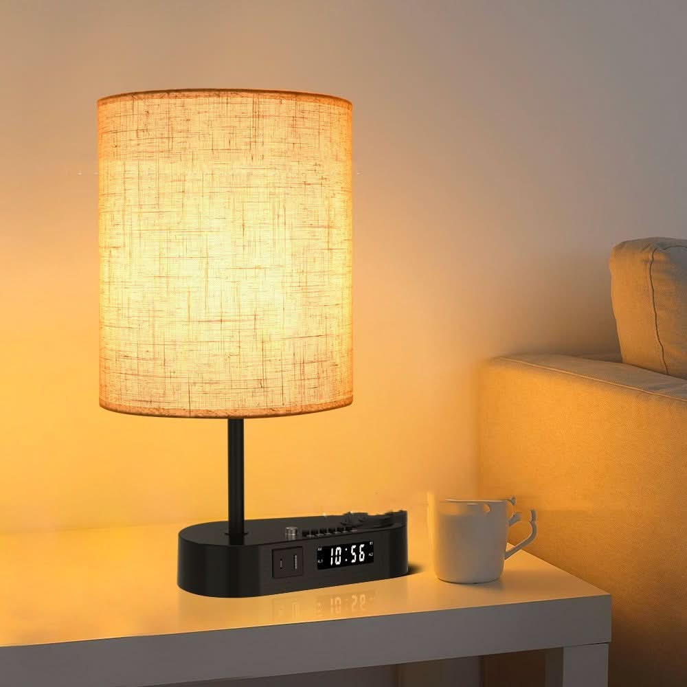 Skorter | ARA - Alarm clock with charging connection and table lamp