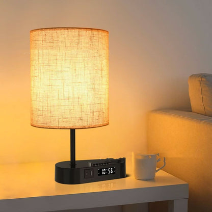 Skorter | ARA - Alarm clock with charging connection and table lamp