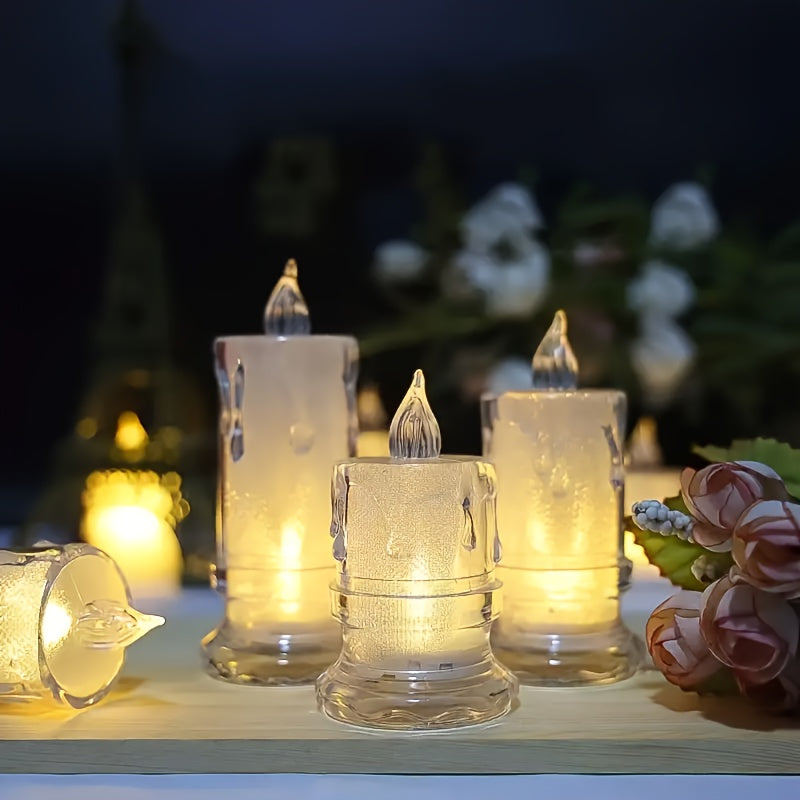 Skorter | 2/3 Pieces LED Flameless Light – Perfect For Family Gatherings, Dinner, Wedding and Birthday