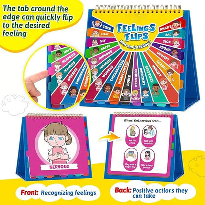 Skorter |  Children's Feelings and Emotions Book – A Fun Flipbook for Emotional Awareness!