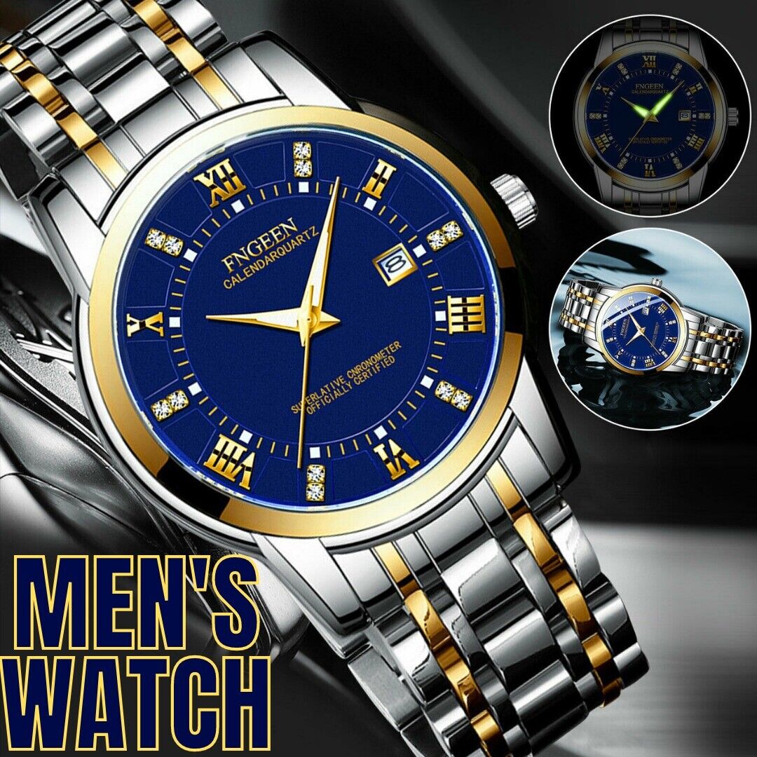 Skorter | Men's Watch Waterproof Classic Relojes De Hombre Stainless Steel Quartz Luminous -