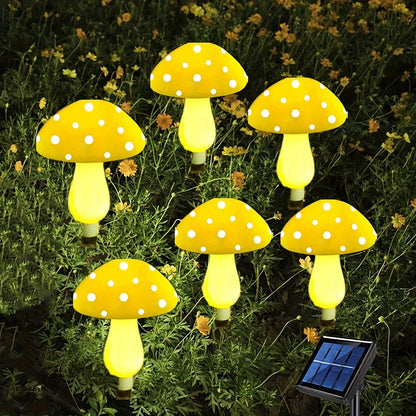 Skorter | SolarGlow - Solar Mushroom Garden Lamps with 8 Modes, Energy-Saving Decorative Outdoor Lighting
