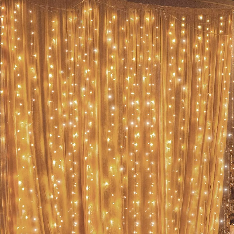 Skorter | 300 LED Window Top Light Sources For Wedding, Party, Home, Garden, Bedroom, Warm White