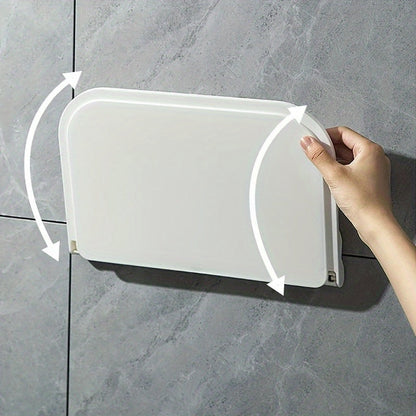 Skorter | FoldRack - Foldable Wall Shelf Without Drilling for Towels & Clothes in Bathroom and Living Room