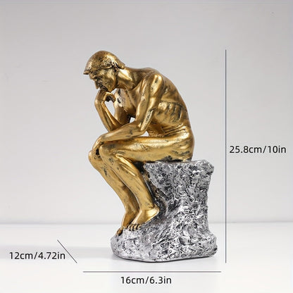 Skorter | Creative Character Sculpture, Thinker Decoration