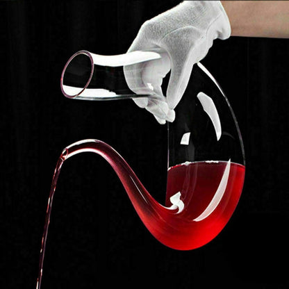 Skorter | Crystal U-shaped Wine Decanter