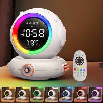 Skorter | MoonLite - Digital Alarm Clock with Sunrise Simulation and Dual Alarm