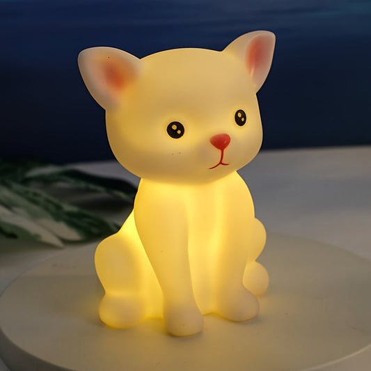 Skorter | KittyGlow - Sweet Kitten Table Lamp with LED Light and Battery Operation