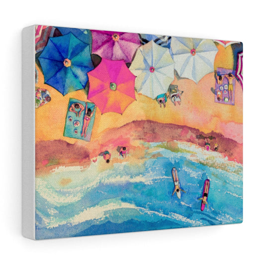 Skorter | Day at The Beach Canvas Gallery Wraps Wall Art